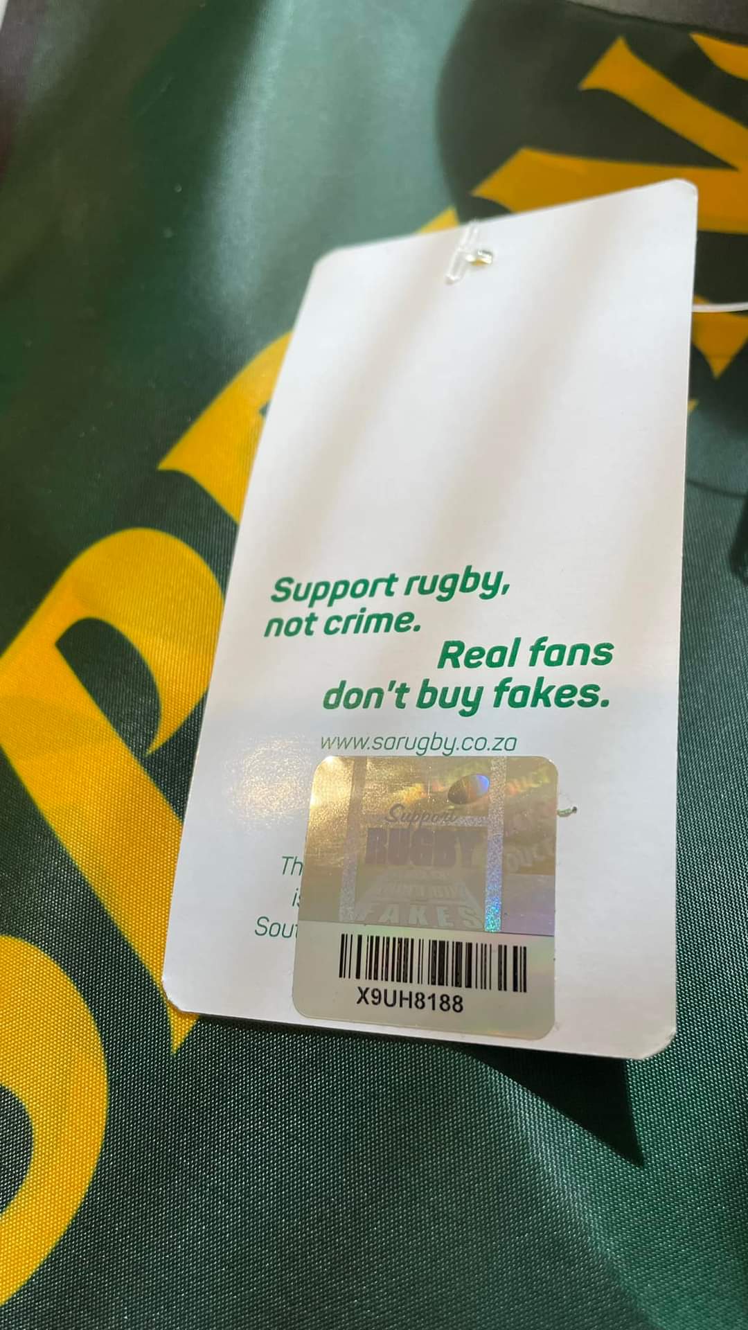 Springbok 2026 Stadium Fan Jersey (Pre-order In store 30/6/26)