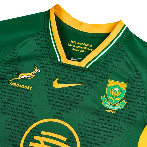 Springboks Nike Men's 2026 RGR Stadium Jersey