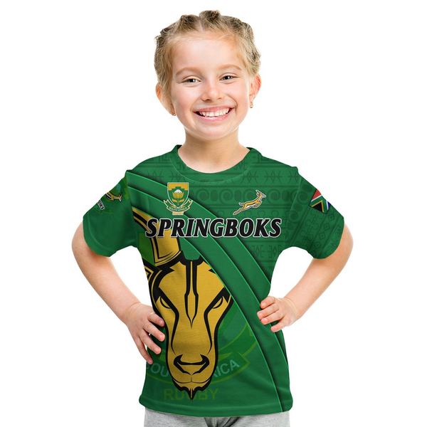 South Africa Bok Rugby Supporter Kids T-Shirt