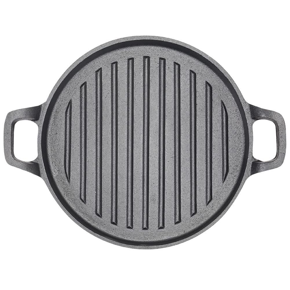 30cm Round Cast Iron Griddle Plate
