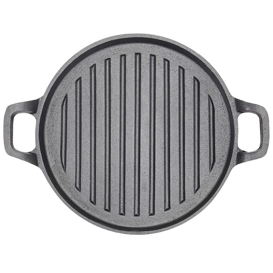 30cm Round Cast Iron Griddle Plate