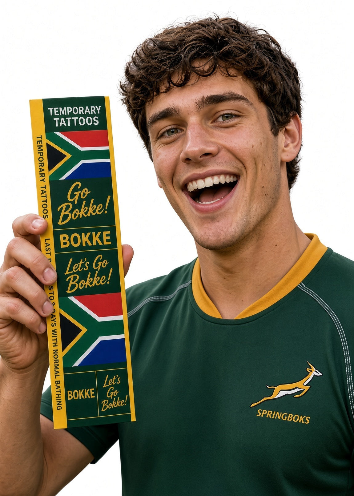 Bok Supporter Face Tattoos