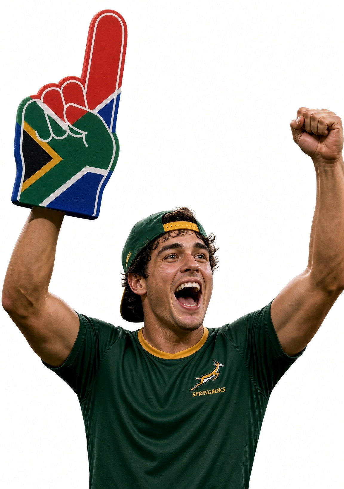 Bok Supporter Flag Hand