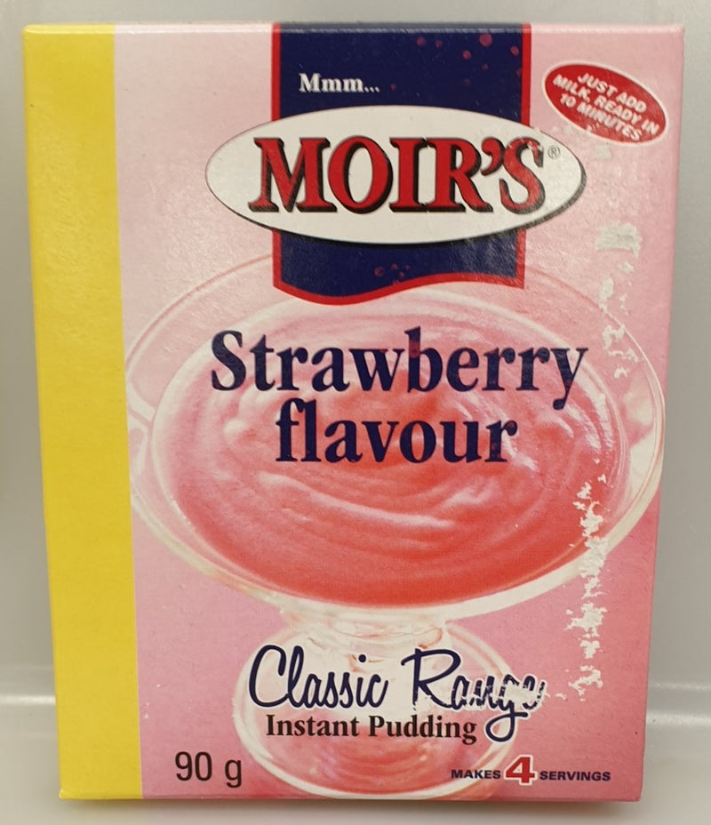 Moore Instant Pudding Moirs Instant Puddings Strawberry 90g – South African Essentials