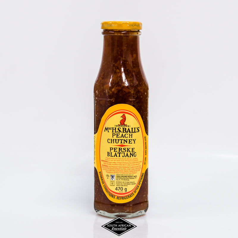 Mrs Balls Chutney Peach 470g