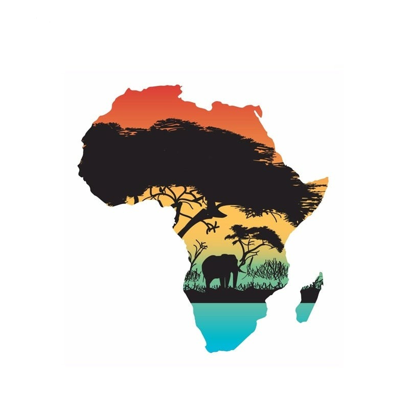 Africa Car Sticker