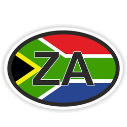 South Africa ZA  Car Sticker