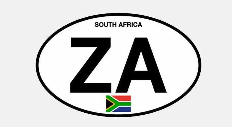 ZA South Africa  Car Sticker